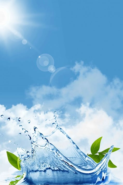 De Risin mineral water advertising picture download, mineral water, desert water, water, deri, psd, cyan, sky blue, fresh Water Advertising, Water Conservation Poster, Advertising Pictures, Water Background, Water Logo, World Water Day, Water Poster, Frutiger Aero, World Water