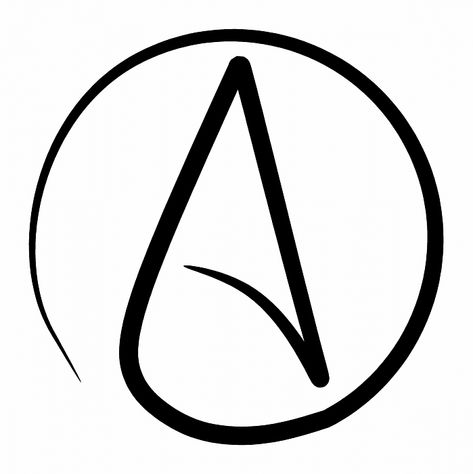 atheist symbol for tattoo Could it be an agnostic symbol too? Hahaha Atheist Tattoo, Atheist Symbol, Free Thinker, Common Sense, Logo Designs, Star Trek, Henna, Piercings, Tattoo Designs