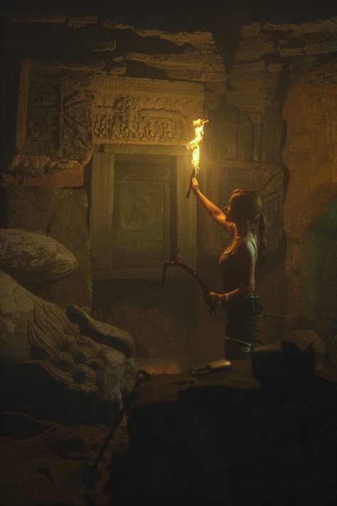 Archeology Aesthetic, Tomb Raider Art, Tomb Rider, Archaeology Aesthetic, Pulp Adventure, Egypt Aesthetic, Ancient Tomb, Tomb Raider Lara Croft, Adventure Aesthetic