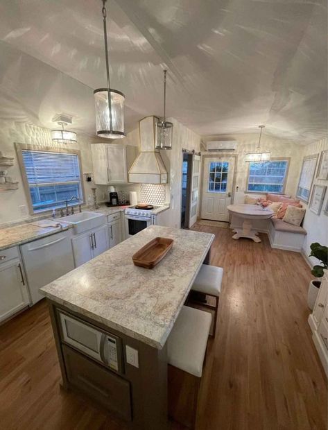 Tony House Kitchen Ideas, Shed Home Kitchen Ideas, 14x50 Shed House Interior, 14x60 Tiny House, She’d To Home Conversion, Large Sheds Turned Into Homes, She’d To House Conversion, She’s Conversion, Shed Home Floor Plans Layout