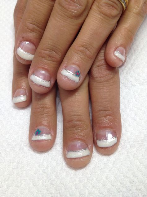 Simple Nail Polish Designs For Short Nails, Russian Manicure Design Short, Nails Square Short Design, Short Cute Nails Acrylic Square, Simple Nail Designs Square, Uwu Nails, Short Natural Nails Designs, Short Square Nail Designs, Short White Nails