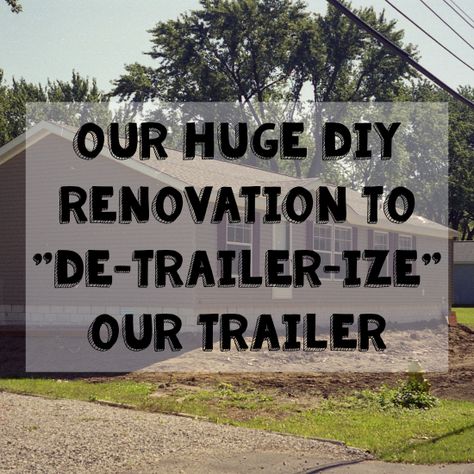 Black Mobile Homes Exterior, How To Make A Trailer Look Like A House Exterior, Diy Modular Home Updates, Exterior Double Wide Remodel, Western Home Renovations, Fixing Up A Trailer House, Updated Trailer Homes, Updating Outside Of Mobile Home, Mobile Home Farmhouse Remodel Exterior