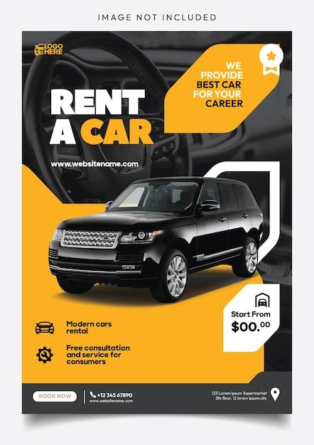 Super car rental editable flyer template | Premium Vector #Freepik #vector Car Rental Flyer Design, Car Rental Poster, Car Poster Design Graphics, Flyer Car, Car Flyer Design, Car Poster Design, Car Advertising Design, Luxury Car Rental, Car Rental Company