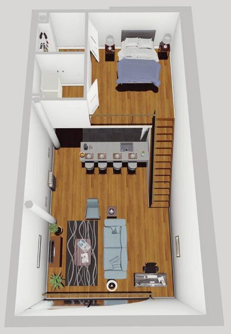 1 Bedroom Lofts & Studio Floor Plans | Luxury Apartments in Troy NY Loft Apartment Floor Plan, Floor Plans With Loft, Beds For Teens, Bedroom With Loft, 1 Bedroom Loft, Loft Apartment Ideas, Studio Loft Apartment, Small Living Ideas, Loft House Plans