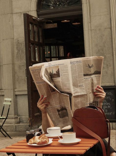 Academia Aesthetic, Old Money, A Coffee, Dream Life, Mood Boards, Aesthetic Pictures, Newspaper, Photography Inspiration, Coffee Shop