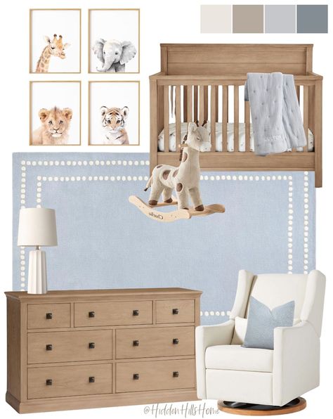 Charlie 4-in-1 Convertible Crib curated on LTK Blue Accent Nursery, Blue And Neutral Nursery, Denim Blue Nursery, Light Blue Nursery Ideas, Light Blue Baby Room, Light Blue Boy Nursery, Nursery Ideas Animals, Baby Boy Nursery Room Ideas Themes, Soft Blue Nursery