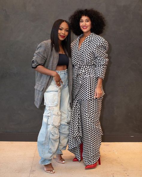 Kahlana Barfield Style, Host Outfit Ideas, Host Outfit, Kahlana Barfield Brown, Kahlana Barfield, Birthday Twins, Causal Chic, Ellis Ross, Tracee Ellis Ross