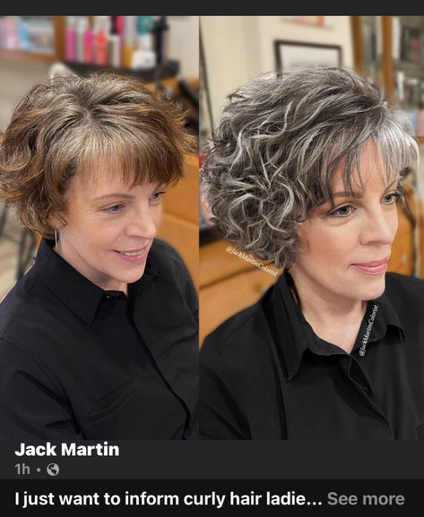 Hair Color Grey, Hair Blending, Grey Blending, Jack Martin, Grey Hair Transformation, Grey Curly Hair, Short Dark Hair, Grey Highlights, Grey Hair Inspiration