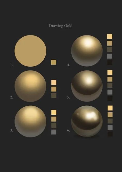 2023 Icon, Gold Digital Art, Digital Painting Techniques, Material Art, Digital Art Beginner, Sketches Tutorial, Digital Painting Tutorials, Art Tutorials Drawing, Digital Art Tutorial