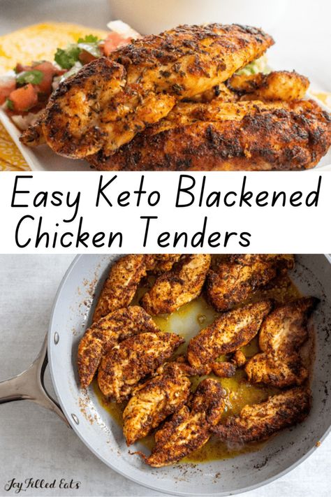 Keto Blackened Chicken, Chicken Breast Recipes Quick, Blackened Chicken Tenders, Tender Recipes, Chicken Tenders Recipe, Chicken Tenderloin Recipes, Blackened Chicken, Chicken Tender, Boiled Egg Diet Plan