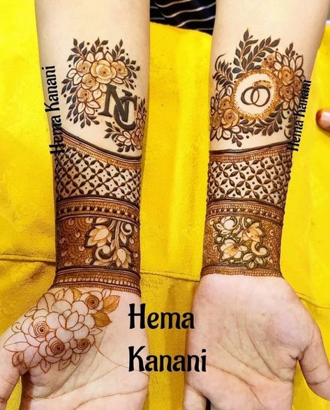 Forearm Mehndi, 25th Anniversary Mehendi Designs, Anniversary Mehndi Design, Anniversary Mehendi Designs, Anniversary Mehendi, Anniversary Mehndi, Engagement Mehendi, Mehndi Design Back Hand, Round Mehndi