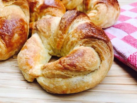 Bread Machine Croissants - Powered by @ultimaterecipe Types Of Pastry, Bread Machine, Pastry, Bread