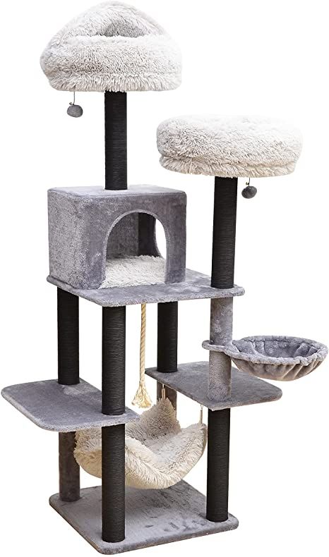 Trim Cat Nails, Cat Tree Designs, Cat Stairs, Large Cat Tree, Modern Cat Tree, Cat Towers, Pet Hammock, Cat Tree Condo, Cat Hammock