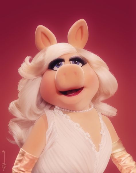 Elicia Donze on Twitter: "Finished this drawing of Miss Piggy 💛… " Miss Piggy Costume, Piggy Costume, Mrs Piggy, The Muppets Characters, Muppets Characters, Miss Piggy Muppets, Piggy Muppets, Ms Piggy, Kermit And Miss Piggy