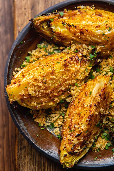 Miso Butter Roasted Cabbage Wedges Gourmet Sides, Cabbage Wedges, Roasted Cabbage Wedges, Miso Butter, Resep Salad, Roasted Cabbage, South Pasadena, Cabbage Recipes, Supper Club