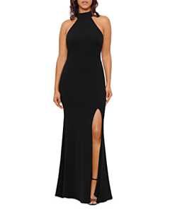 Norma Kamali Halter Wrap Gown | Bloomingdale's Ball Looks, Being A Bridesmaid, Halter Neck Gown, Formal Cocktail Dresses, Strapless Evening Gowns, Aqua Dresses, Mother Of The Bride Gown, Bride Gown, Fashionable Dresses