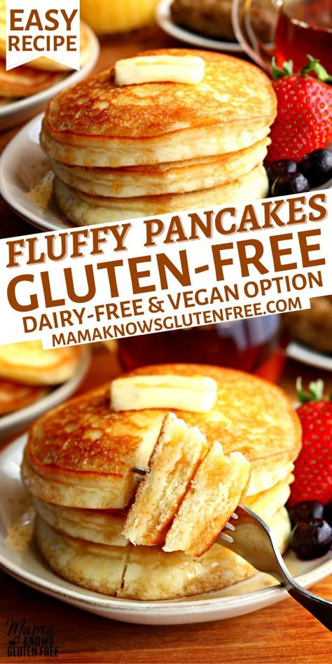 Gluten-Free Pancakes | Gluten free recipes easy, Dairy free recipes dinner, Gluten free recipes for breakfast Gluten Free Pancakes Easy, Gluten Free Pancake Mix, Dairy Free Pancakes, Dairy Free Recipes Dinner, Gf Breakfast, Detox Diets, Dairy Free Breakfasts, Cookies Gluten Free, Gluten Free Recipes For Breakfast