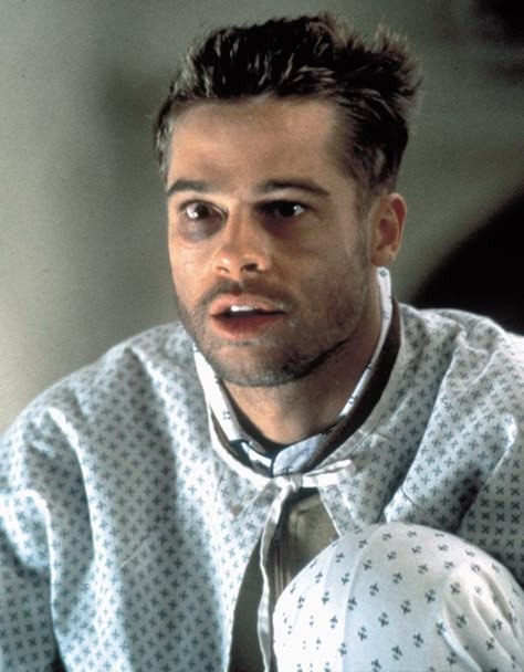 Jeffrey Goines (Brad Pitt) "12 Monkeys" Human Art Reference, Twelve Monkeys, Inglorious Basterds, Just Got Married, 12 Monkeys, Terry Gilliam, Thelma Louise, 90s Fashion Men, Tyler Durden