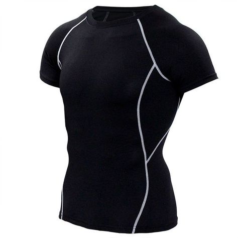 Article as described in the image good quality recommended 100% Compression Shirt Men, Compression T Shirt, Compression Shirt, Running Shirts, Gym Shirts, Men Tops, Workout Tshirts, Mens Sportswear, Slim Fit Men