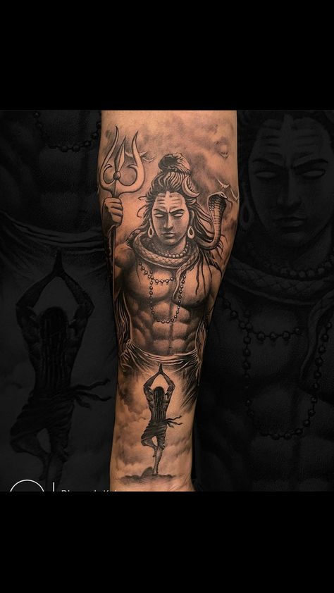 Lord Shiva Tattoo, Arm Cover Up Tattoos, Forearm Cover Up Tattoos, Hindu Tattoos, Full Hand Tattoo, Mahadev Tattoo, Hindu Tattoo, Tattoos Infinity, Simple Tattoos For Guys