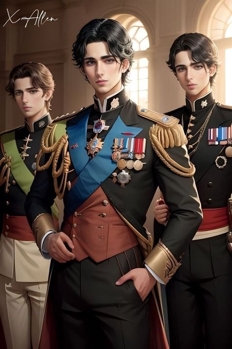 Fanfiction Characters, Medieval Fantasy Aesthetic, Royal Paintings, Prince Drawing, Male Art Men, Emperor And Empress, Royal Outfit, Prince Clothes, Temple Ruins