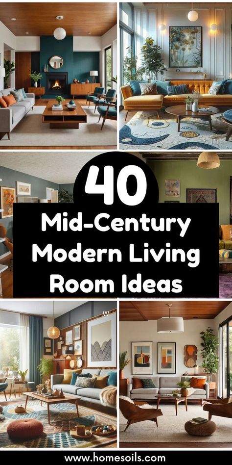 Create a warm atmosphere with 40 cozy mid-century modern living room ideas that blend timeless style and comfort. Visit our site for stylish decor inspiration! Mid Century Modern Living Room With Sectional, Mcm Modern Living Room, Neutral Mcm Living Room, Mid Century Modern Living Room Yellow, Mid Century On A Budget, Mid Century Design Ideas, Mid Century Modern Family Room Ideas, Mid Century Modern Living Room Gray Sofa, Modern Mid Century Living Room Decor