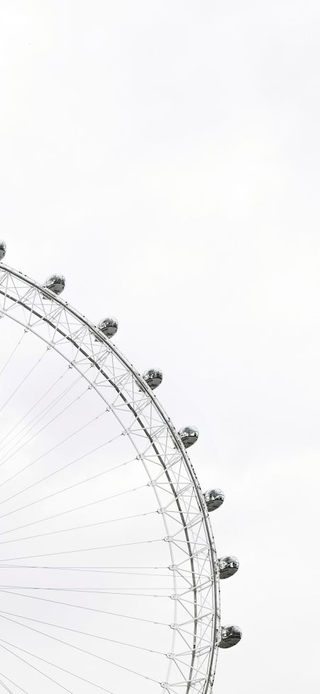 Ferris Wheel Wallpaper for phone | HeroScreen Wallpapers White Hd Wallpaper Iphone, White Iphone Wallpaper Aesthetic Simple, White Abstract Wallpaper Iphone, Minimalistic White Wallpaper, Iphone 16 Pro Max Wallpaper Hd, Wallpaper Set Up Ideas Phone, White Wallpaper For Iphone Hd, Iphone White Wallpaper Aesthetic, Aesthetic Wallpaper Ipad Hd