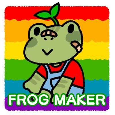 Frog Fursona, Aesthetic Frog Pfp, Cute Frog Doodles, Click To Make Your Own, Cute Frogs Art, Frog Matching Pfp, Frog Oc, Frog Art Cute, Love Emoji Art