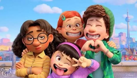 Fera Disney, Turing Red, Pixar Animated Movies, Cartoons Group, Ming Lee, 4 Town, Princess Character, Characters Disney, Disney Cute