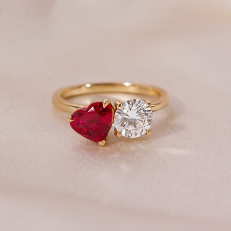 Let's talk Red Hearts! ♥️ The heart shape began to become a prominent symbol in rings and jewellery during the Middle Ages and the Renaissance. Representing deep love, affection, and romance it became especially popular during the Victorian era (1837-1901). Queen Victoria's love for romantic symbolism greatly influenced the jewellery designs of her time as lockets, brooches, and rings started to feature heart shapes adorned with sentimental engravings. The Red Heart as a symbol is an incr... Heart Cut Ring, Love Affection, Irish Claddagh, Mother Daughter Necklace, Heart Emoji, Pink Diamonds, Pop Culture Art, Heart Designs, Daughter Necklace