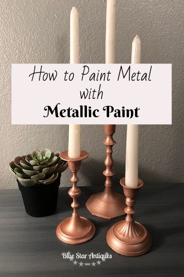 Candle Stick Crafts, Candlestick Crafts, Painted Candlesticks, Painting Candle Holders, Chalk Paint Ideas, Quilling 3d, Painting Metal, Silver Candlesticks, Metal Candlesticks