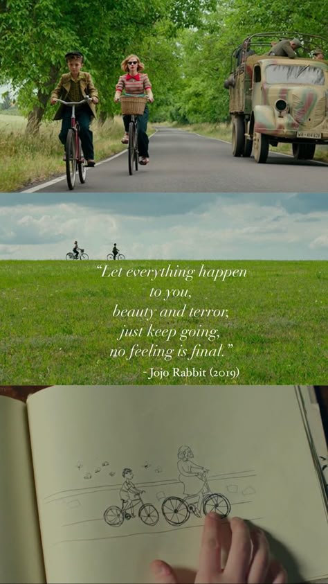 No Feeling Is Final, Jojo Rabbit, Cinema Quotes, ملصق ديني, Movies Quotes Scene, Great Movies To Watch, Kdrama Quotes, Movies Quotes, Just Keep Going