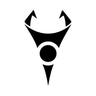 Invader Zim Irken Symbol, Invader Zim Tattoo Ideas, Irken Symbol, Invader Zim Tattoo, Zim Tattoo, Invader Zim Irken, Angel Bites, Hard Tattoos, Im Fine