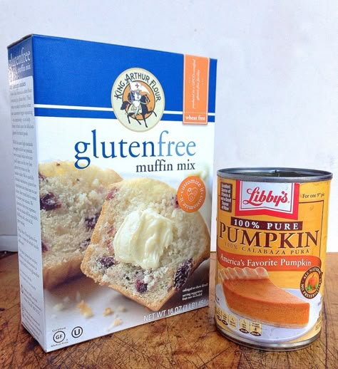 Cake Mix Pumpkin Muffins, Muffins Cranberry, Cinnamon Chip Muffins, Cake Mix Pumpkin, Gluten Free Muffin, Muffins Cinnamon, King Arthur Gluten Free, Gluten Free Pumpkin Muffins, Muffins Gluten Free