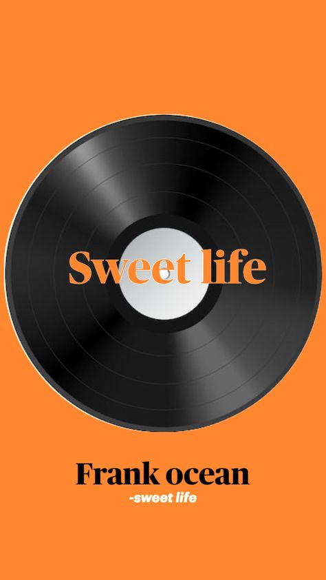 Frank ocean record player sweet life Frank Ocean Record, Sweet Life Frank Ocean, Frank Ocean, Record Player, Sweet Life, Record Players