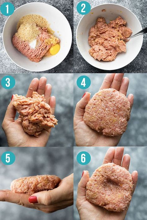 Ground Turkey Burger Recipes, Turkey Burger Patties, Baked Turkey Burgers, Turkey Burger Recipes Healthy, Homemade Turkey Burgers, Burger Patty Recipe, Ground Turkey Burgers, Best Turkey Burgers, Greek Turkey