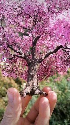 How To Make Miniature Trees, Diy Miniature Tree, Tree Diy Crafts, 3d Tree Craft, Miniature Houses Diy How To Make, Miniature Trees Diy, Tree Arts And Crafts, Miniature Tree House, Miniature Garden Diy