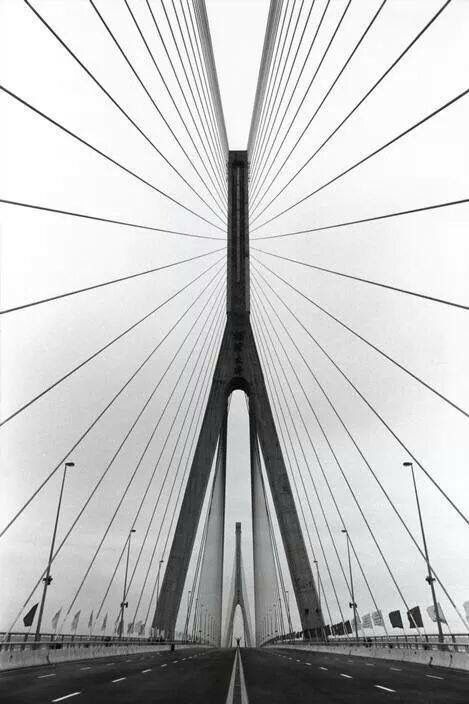 Bridge Marc Riboud, A Bridge, White Photo, Shanghai, A Black, Bridge, China, Black And White, Water