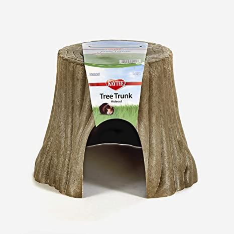 Amazon.com: Kaytee Natural Tree Trunk Habitat Hideout for Pet Dwarf Rabbits, Guinea Pigs, Hamsters, and Chinchillas, Large Rabbit Hideout, Rabbit Hide, Natural Tree, House Updates, Small Animal Supplies, Old Tree, Chinchillas, Pet Care Tips, Tree Stump