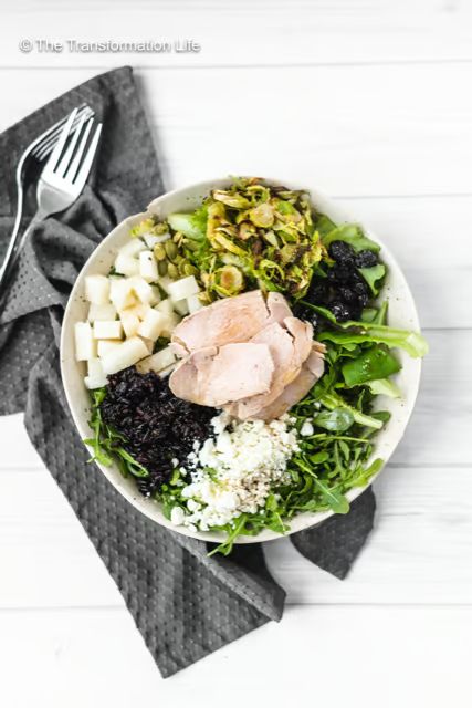 Cooking Black Rice, Meals For Friends, Meal Plan For The Week, Whole 30 Lunch, Roasted Sprouts, Shredded Brussel Sprouts, Rice Varieties, Primal Kitchen, Gourmet Cooking