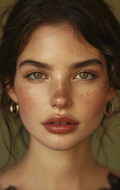 No Make Up Make Up Look, Freckles Makeup, Vitamin C Face Serum, Reference Photos For Artists, Freckles Girl, 얼굴 드로잉, Freckle Face, Photographie Portrait Inspiration, Half Face