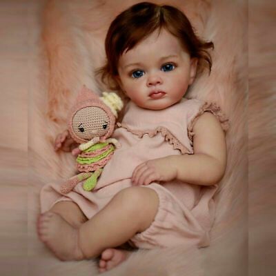 Head: The head simulation of reborn doll is a real baby size, very cute and lovely. 1x Reborn Baby Doll + 1x clothes + 1x Pacifier. This baby is 100% handmade. craftwork with hand painting,just like a newborn! Reborn Toddler Girl, Reborn Toddler Dolls, Silicone Reborn Babies, Reborn Toddler, Silicone Dolls, Toddler Dolls, Doll Painting, Hand Paint, Reborn Baby Dolls