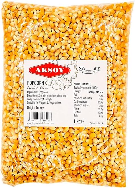 AKSOY 1KG Popping Corn Kernels - Popcorn Seeds || Stove-top & Microwave Popcorn & Air Popper Friendly Popcorn || New seasonings Corn, New harvested || 1KG … Popcorn Seeds, Air Popper, Popcorn Kernels, Microwave Popcorn, Luxury Food, Corn Kernel, Chocolate Sweets, Stove Top, Baby Food Recipes