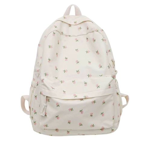 𐙚˙⋆tulip printed spacious bag.˚ ᡣ𐭩 Price- 1250 + international shipping Shop from link in bio Imported Takes 4-7 weeks to deliver once preorders submitted No cod, only prepaid . . . . #bow #bowseason #bag #korean Cute Backbag, Cute School Backpack, Backpack For High School, Korean Backpack, Tulip Bag, Korean Bags, Cottagecore Bag, Backpack Korean, Korean Bag