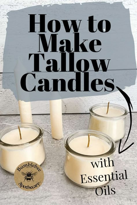 If you’re a fan of tallow, you’ll want to know how to make tallow candles with essential oils. No more need for buying expensive candles or candles with harmful chemicals. Extra candles are great for when you need a last minute gift. I love bringing a homemade candle as a hostess gift or to add to a gift basket during the holidays. Make Tallow, Tallow Recipes, Tallow Recipe, Tallow Candles, Candles With Essential Oils, Expensive Candles, Homemade Gift Idea, Candles Homemade, Homemade Candle