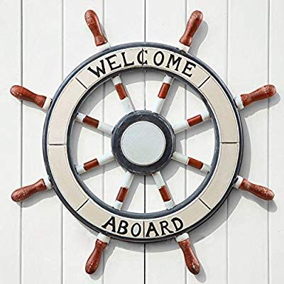 Boat Wheel, Wheel Craft, Anchor Decor, Nautical Crafts, Studio Newborn, Ship Decor, Wheel Decor, Lake Decor, Boat Anchor