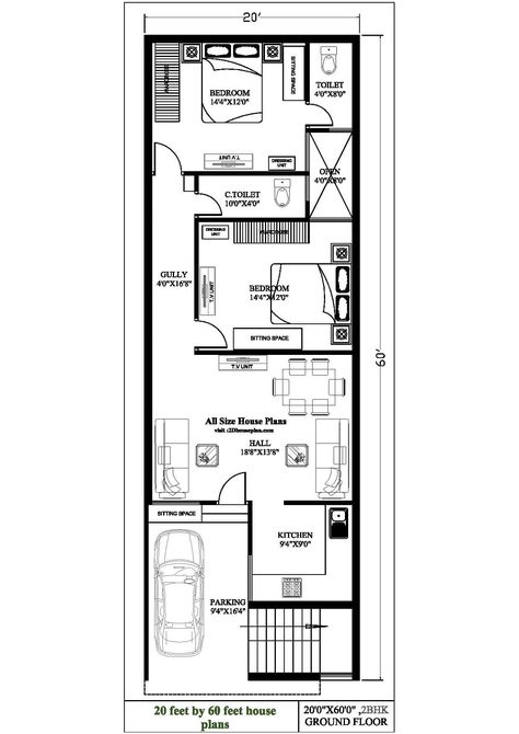 30x100 House Plan, 20 X 50 Floor Plans, 22x60 House Plan, Airplane Hanger Floor Plans, 17x40 House Plans 2bhk, 24x60 House Plans, 12x50 House Plans, 20×60 House Plan, 20 X 60 House Plans Layout