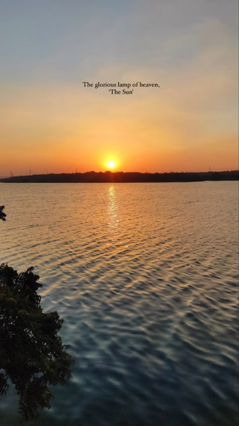 Sunset Girl Caption, Sunset Quotes Aesthetic, Water Captions, Village Quotes, Caption For Sunset, Lake Captions, Sky Captions, Forest Quotes, Sunset Captions For Instagram