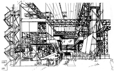 macau [ morphosis ] : WATERFRONT FUN PALACE | Bustler Drawing Theory, Cedric Price, Urban Zone, Architecture Design Competition, Conceptual Drawing, Temporary Structures, World Fair, Architectural Representation, Art Promotion