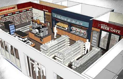 KRS - King Retail Solutions : Portfolio : Murphy Express Supermarket Design Interior, Mini Mart, Convenient Store, Grocery Store Design, Retail Solutions, Supermarket Design, Food Retail, Pharmacy Design, Mini Market